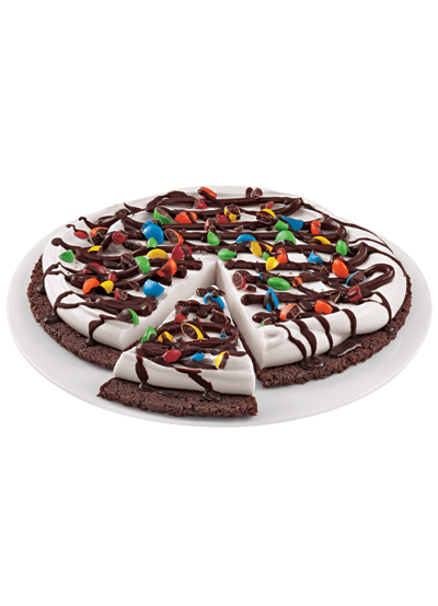 Brownie Pizza With M