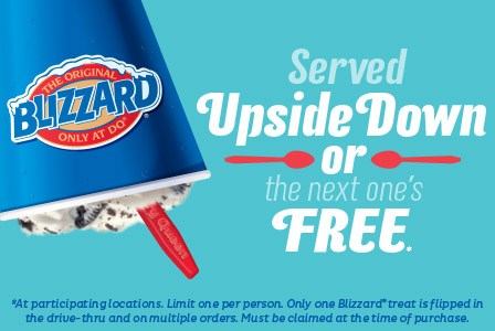 Blizzard Served Upside Down Promo